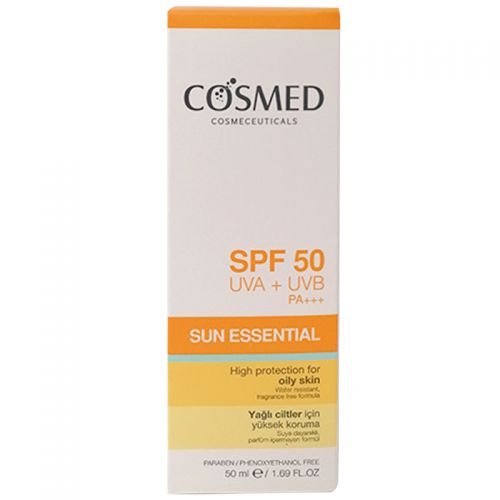 Cosmed Yağlı/Düzensiz Ciltler İçin Güneş Kremi Spf50 50 ml