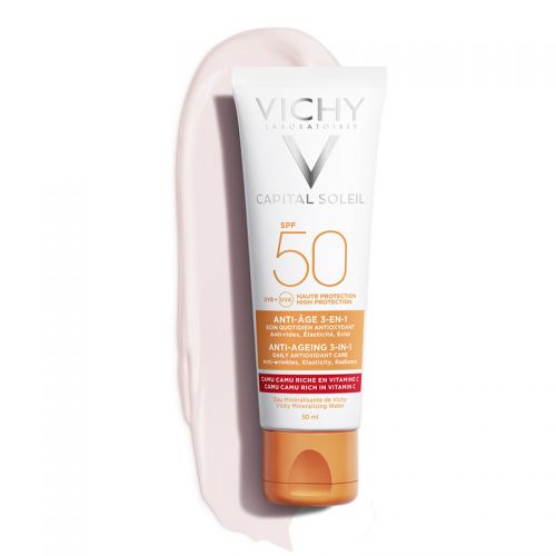 Vichy Capital Soleil SPF 50 Yaşlanma Əleyhinə Günəş Kremi 50 ml