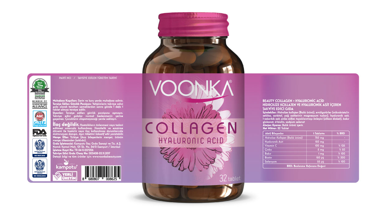 Как правильно пить коллаген витамины. Voonka Collagen Hyaluronic acid. Коллаген Турция Voonka. Voonka Collagen Hyaluronic acid 32 Tablet,. Collagen Hyaluronic acid Complex таблетки.