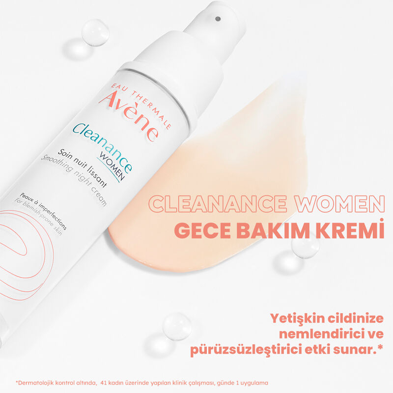 Avene Cleanance Women Night Cream 30ml + Cleanance Women