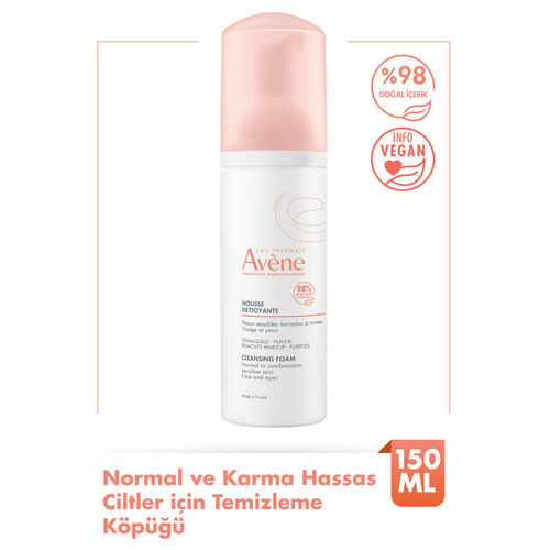 Avene Mousse Nettoyante Cilt Temizleyici Köpük 150 ml - Avene (1)