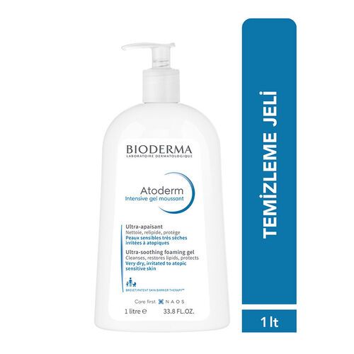 Bioderma Atoderm Intensive Foaming Gel 1 Litre - Yüz Yıkama Jeli - Bioderma (1)