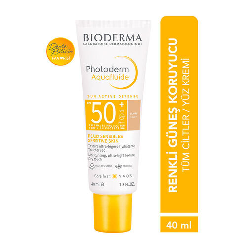Bioderma Photoderm SPF 50+ Aquafluide Renkli Güneş Kremi 40 ml - Light - Bioderma (1)