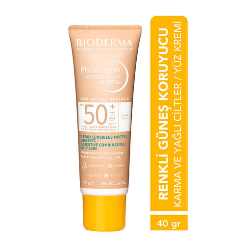 Bioderma Photoderm Cover Touch Mineral SPF 50 40 gr - Light - Bioderma (1)