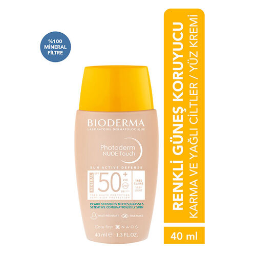 Bioderma Photoderm Nude Touch SPF50+ Very Light 40 ml - Bioderma (1)