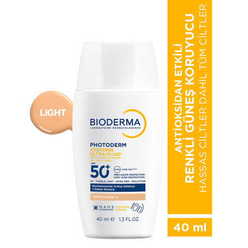 Bioderma Photoderm XDefense Spf50+ Tüm Cilt Tipleri İçin Renkli Güneş Kremi 40 ml - Light - Bioderma (1)
