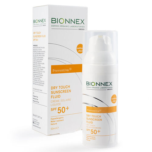 Bionnex Preventiva Dry Touch Sunscreen Fluid Yüz ve Boyun SPF 50 50 ml - Bionnex (1)