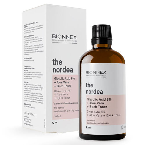 Bionnex The Nordea Glycolic Acid %8 + Aloe Vera + Birch Toner 100 ml - Bionnex (1)