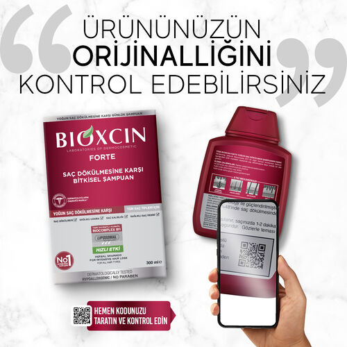 Bioxcin Forte Saç Dökülmesine Karşı Bakım Şampuanı 300 ml - 3 AL 2 ÖDE - 9