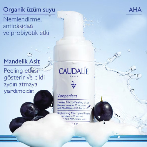 Caudalie Vinoperfect Işıltı Verici Mikro Peeling Temizleme Köpüğü 50 ml - Caudalie (1)