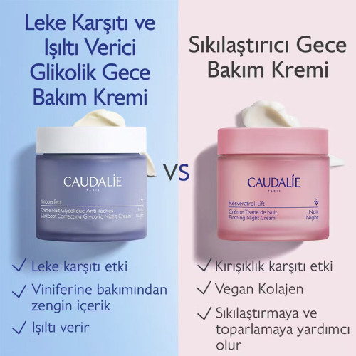 Caudalie Vinoperfect Leke Karşıtı Glikolik Gece Bakım Kremi 50 ml Refill - Caudalie (1)