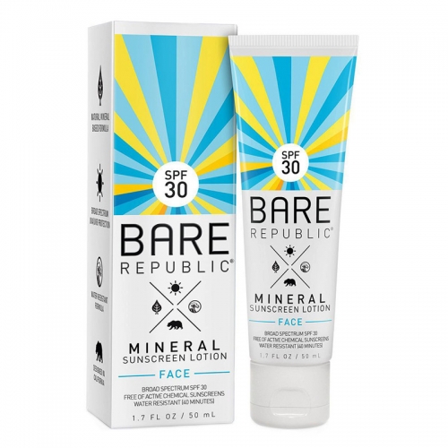 Coola Bare Republic Mineral Sunscreen Face Spf 30 50ml Coola Bare Republic Mineral Sunscreen Face Spf 30 50ml