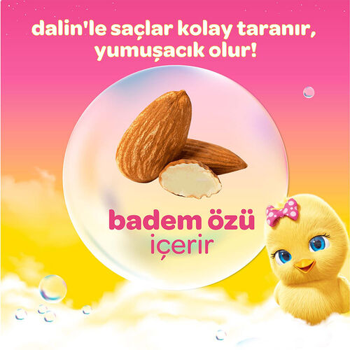 Dalin Badem Özlü Kolay Tarama Bebek Şampuanı 200 ml - 2