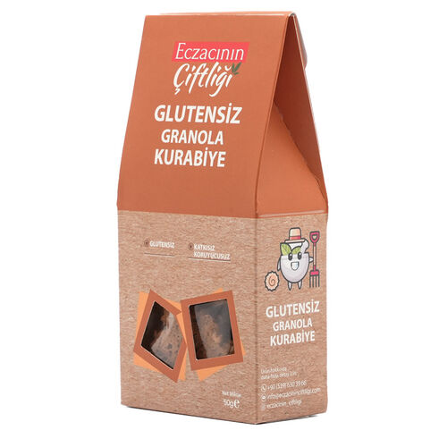 Eczacının Çiftliği Glutensiz Granola Kurabiye 50 gr - Eczacının Çiftliği