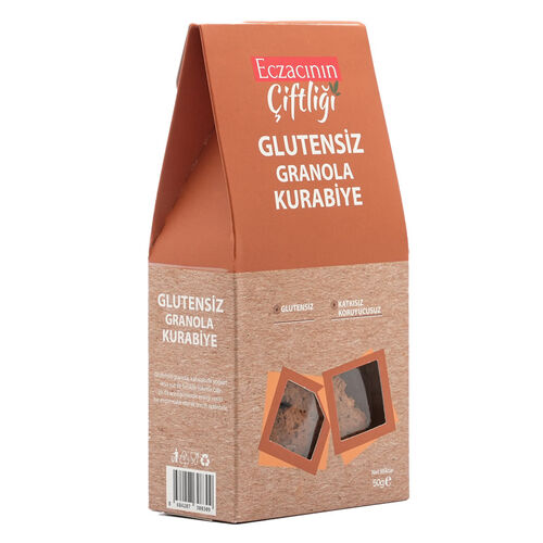 Eczacının Çiftliği Glutensiz Granola Kurabiye 50 gr - Eczacının Çiftliği (1)