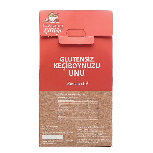 Eczacının Çiftliği Glutensiz Keçiboynuzu Unu 250 gr - Eczacının Çiftliği (1)