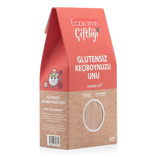 Eczacının Çiftliği Glutensiz Keçiboynuzu Unu 250 gr - Eczacının Çiftliği