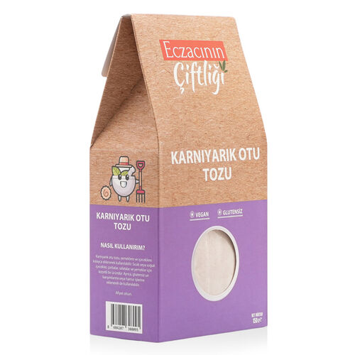 Eczacının Çiftliği Karnıyarık Otu Tozu 150 gr - Eczacının Çiftliği