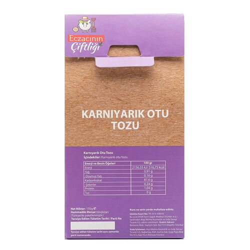 Eczacının Çiftliği Karnıyarık Otu Tozu 150 gr - Eczacının Çiftliği (1)