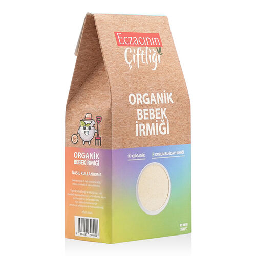 Eczacının Çiftliği Organik Bebek İrmiği 350 gr - Eczacının Çiftliği