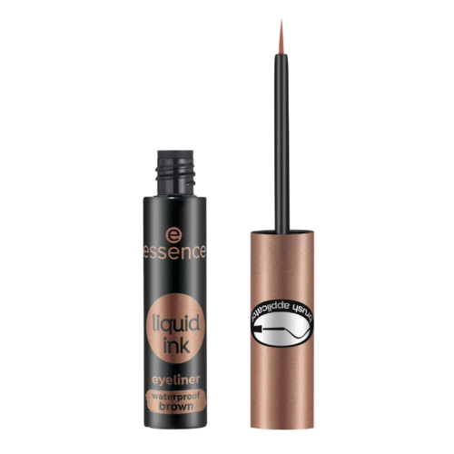 Essence Liquid Ink Waterproof Eyeliner - 02 Brown 3 ml - Essence (1)