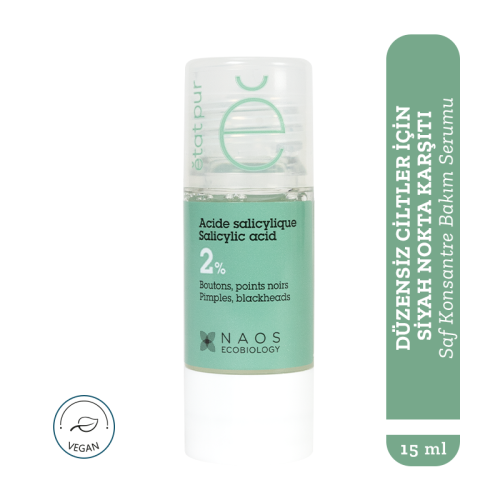 Etat Pur Pure Active Salisilik Asit %2 Siyah Nokta Görünümüne Karşı Saf Konsantre Bakım 15 ml - Etat Pur (1)