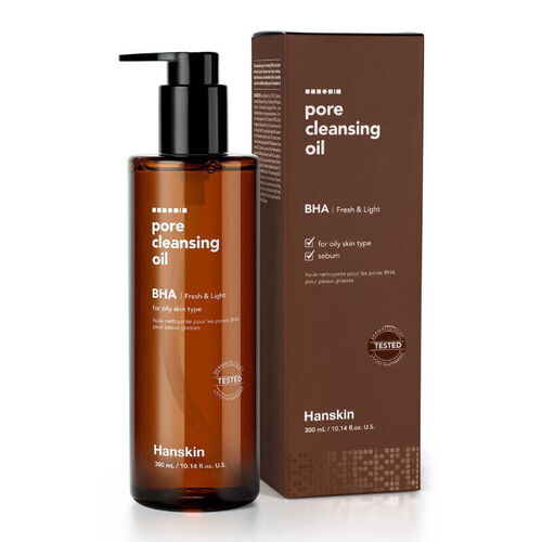 Hanskin Pore Cleansing Oil BHA 300 ml - Hanskin (1)