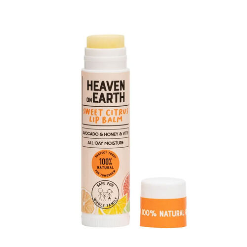 Heaven on Earth %100 Doğal Ve Organik İçerikli Lip Balm 5 gr - Sweet Citrus - Heaven On Earth (1)