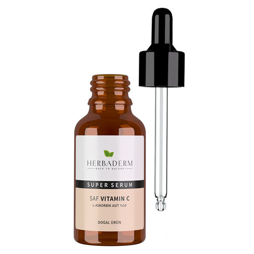 Herbaderm Saf C Vitamin %10 Serum 30 ml - Herbaderm (1)