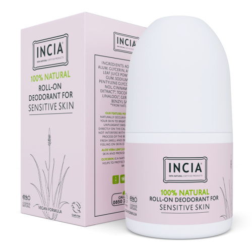 INCIA Hassas Ciltler İçin Doğal Roll-On Deodorant 50 ml - INCIA