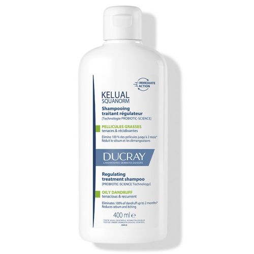 Kelual Squanorm Yağlı Saçlar için Kepek Karşıtı Şampuan 400 ml - Ducray (1)