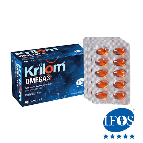 Krilom Omega 3 50 Yumuşak Kapsül - TAB İlaç Sanayi A.Ş (1)