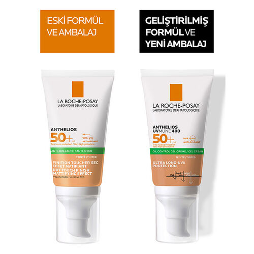 La Roche Posay Anthelios Oil Control Gel Cream SPF50+ Yağlı ve Karma Ciltler İçin Renkli Yüz Güneş Kremi 50 ml - La Roche Posay (1)