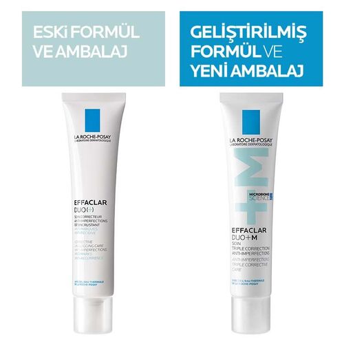 La Roche Posay Effaclar Duo+M Yağlı Ve Akneye Eğilimli Ciltler için Yüz Bakım Kremi 40 ml - La Roche Posay (1)