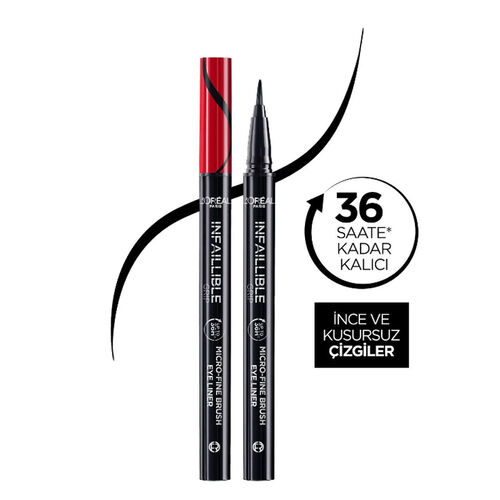 Loreal Paris Infaillible 36H Grip Micro Fine Eyeliner 01 Obsidian - Siyah - Loreal Paris (1)