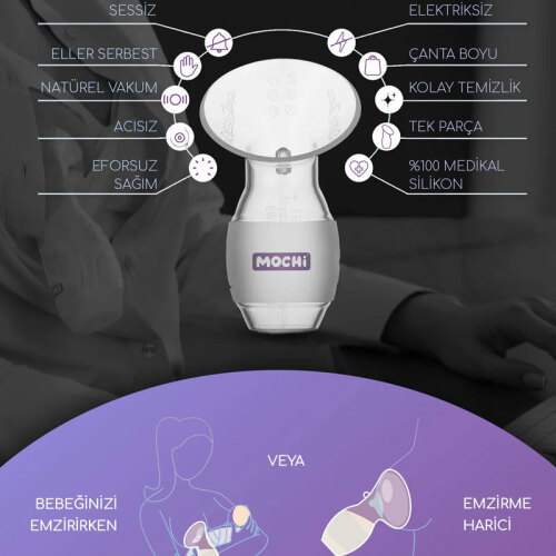 MOCHİ Göğüs Pompası 120 ml - Mochi (1)