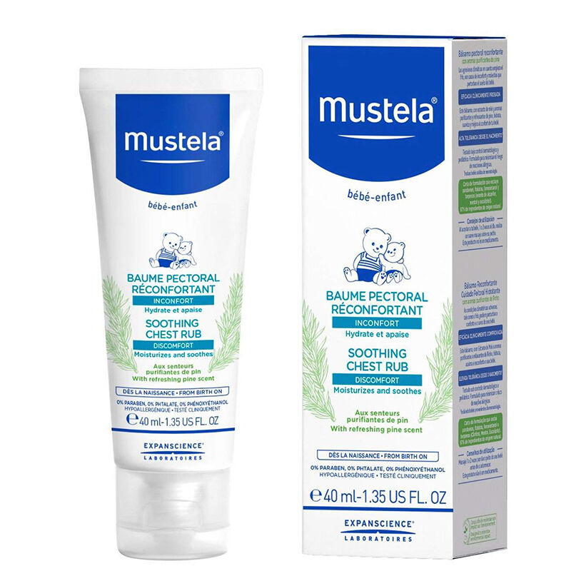 Mustela Soothing Chest Rub Rahatlatici Gogus Balsami 40 Ml Dermoeczanem Com