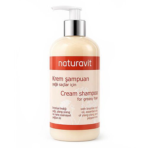 Naturavit Yağlı Saçlar İçin Krem Şampuan 500 ml - Naturavit