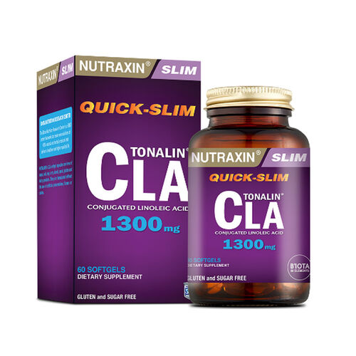 Nutraxin Quick Slim Tonalin CLA 1300mg 60Kapsül - Nutraxin