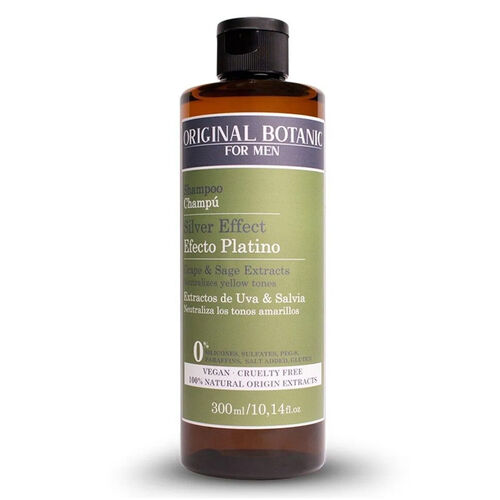 Original Botanic Gümüş Renk Koruyucu Vegan Şampuan Erkek 300 ml - Original Botanic