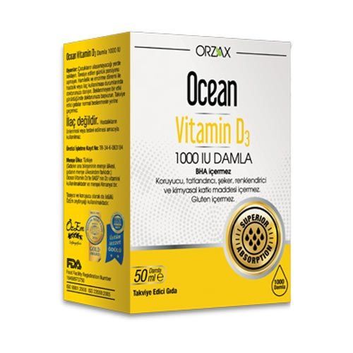 Orzax Ocean Vitamin Mineral - Portakal Aromalı 150ml | Dermoeczanem.com