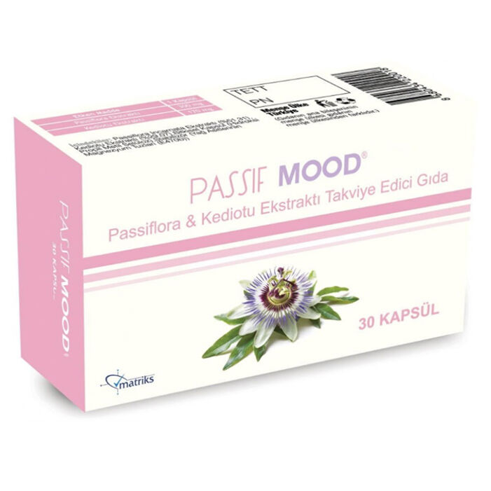 Passif Mood Passiflora Ve Kediotu Ekstrakti Takviye Edici Gida 30 Kapsul Dermoeczanem Com