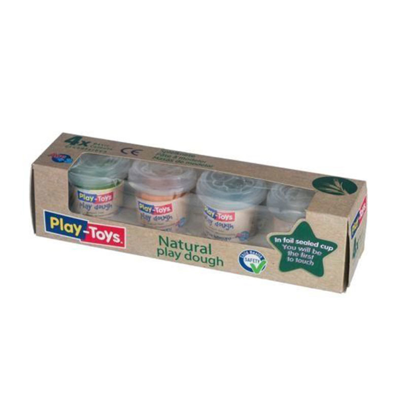 Playtoys 4x50 Gr Natural Oyun Hamuru Dermoeczanem Com