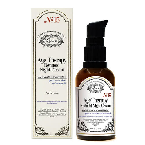 Rosece R15 Age Therapy Retinoid Gece Kremi | Leke Karşıtı 50 ml - 1