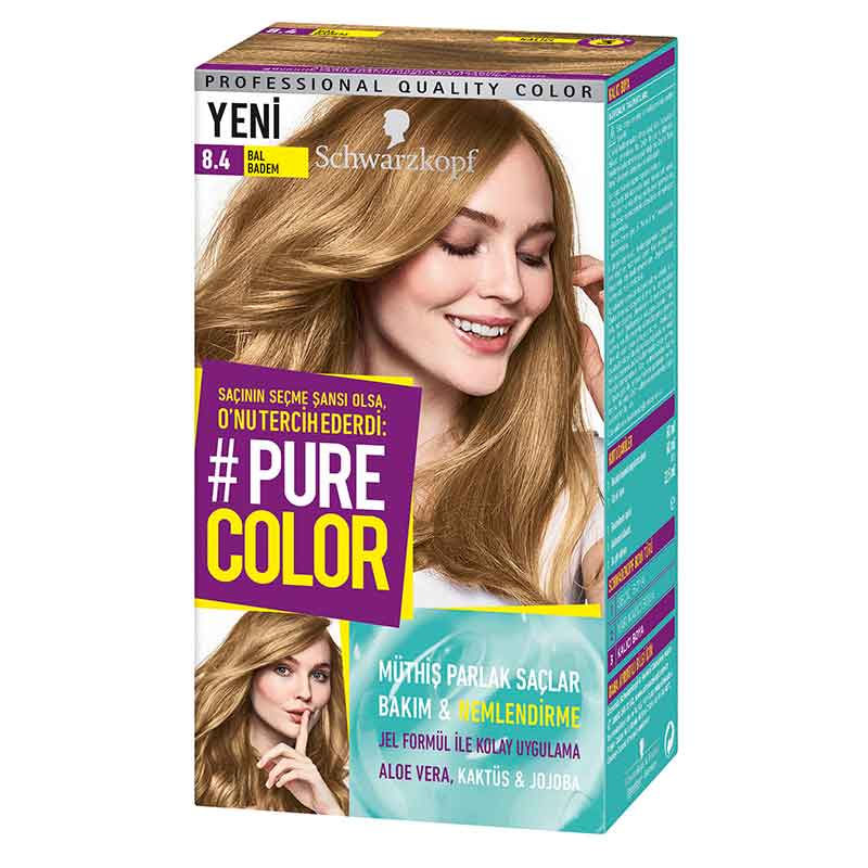 Schwarzkopf Pure Color Sac Boyasi 8 4 Bal Badem Dermoeczanem Com