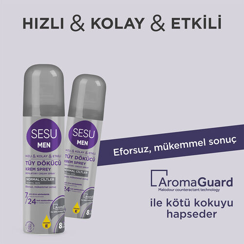 Sesu Men Tüy Dökücü Krem Sprey 150 ml - Sesu (1)