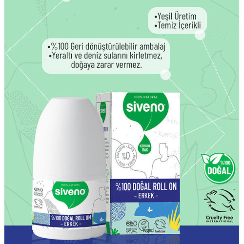 Siveno Doğal Erkekler için Roll-On 50 ml - Siveno (1)