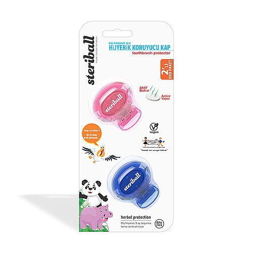 Steriball Kids Hijyenik Koruyucu Kap 2 li Paket - Steriball