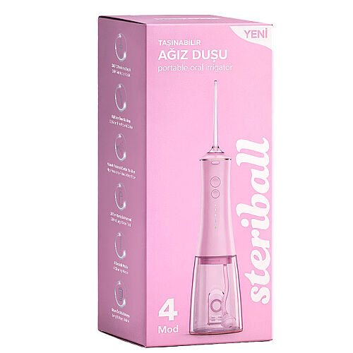 Steriball Taşınabilir Ağız Duşu - Pembe - Steriball