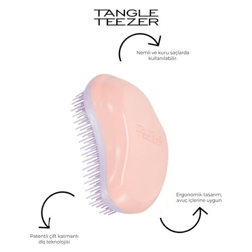 Tangle Teezer Original Salmon Smoothie Pink Saç Fırçası - 2